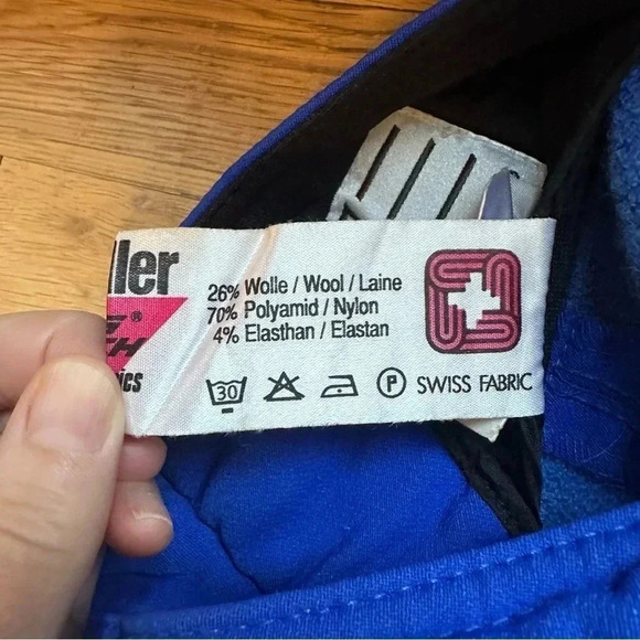 Vintage 80’s Schoeller of Switzerland Wool Blend Ski Pants 34x31 - Picture 7 of 11